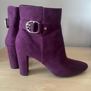 JNY Purple/ Burgundy Ankle Boots